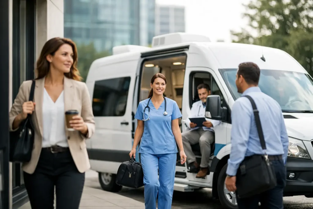 How Mobile Wellness Visits Work for Busy Days