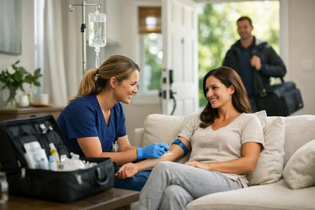How Mobile IV Therapy Works at Your Doorstep