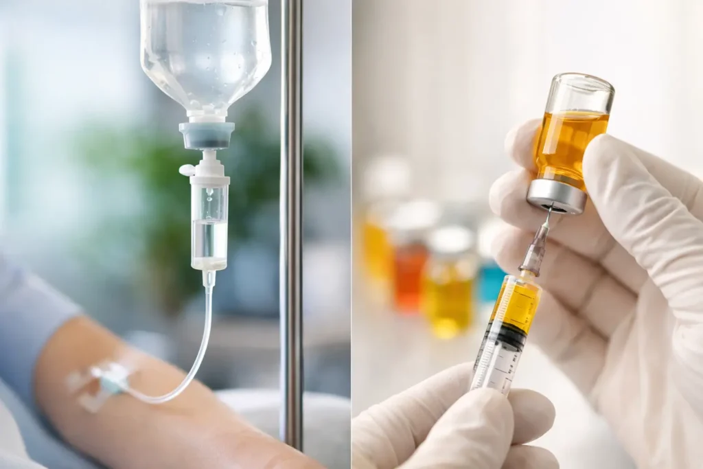 IV Drips Versus Vitamin Shots for Wellness